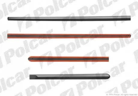 Накладки бічні компл. лівий Polcar 99LBL439