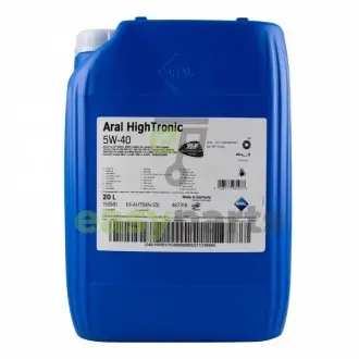 Олива моторна High Tronic SAE 5W40 (20 Liter) AR- ARAL 1505B1