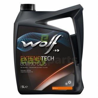 EXTENDTECH 80W90 GL 5 5Lx4 Wolf 8304507