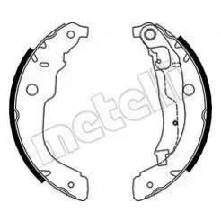 Комплект гальмівних колодок Metelli 530333