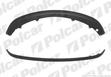 Спойлер бампера переднего Polcar 743525