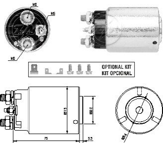 Втягивающее реле стартера ZM ZM4861