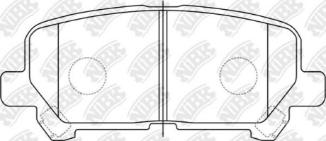 Колодки дискового тормоза NiBK PN28002