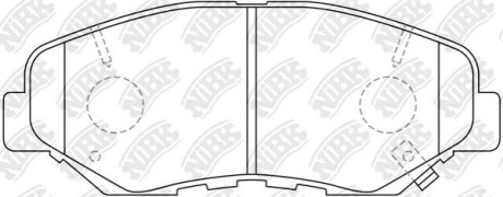 Колодки дискового тормоза NiBK PN8485