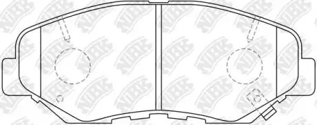 Колодки дискового гальма NiBK PN8485