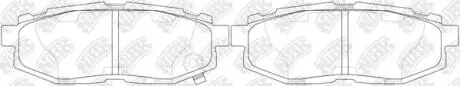Колодки дискового гальма NiBK PN7803