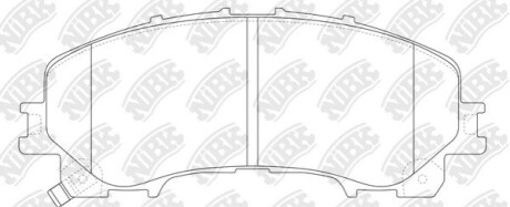 Колодки дискового тормоза NiBK PN2808