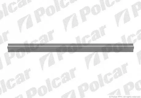 Ремкомплект порога правий Polcar 458042-2