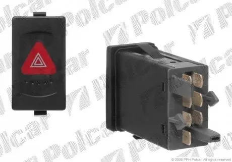 Вимикач аварійки VW Passat 01- Polcar 9548P-30