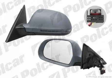 Зеркало наружное правый Polcar 1337521M
