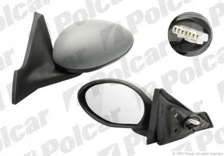 Зеркало наружное правый Polcar 1440524E