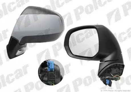 Дзеркало зовнішнє правий Polcar 2331526M