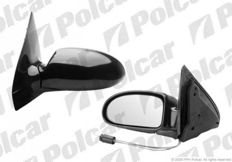 Зеркало наружное правый Polcar 3201521M (фото 1)