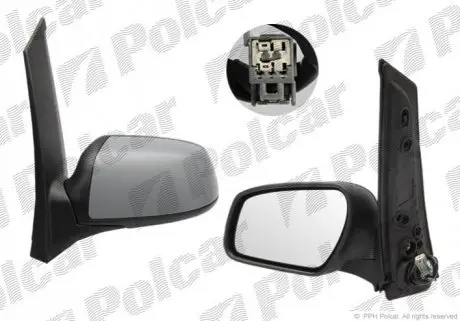 Дзеркало зовнішнє правий Polcar 3235523E