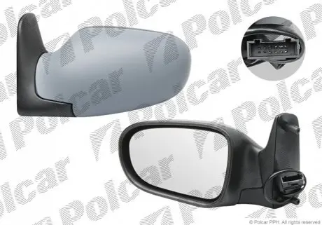 Дзеркало зовнішнє правий Polcar 3241525M
