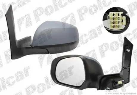 Зеркало наружное правый Polcar 5506525M