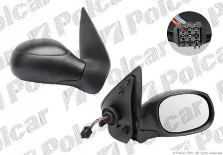 Зеркало наружное правый Polcar 5723527M