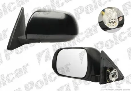 Дзеркало зовнішнє правий Polcar 817352-5