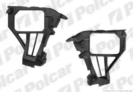 Кронштейн бампера правый Polcar 320596-6