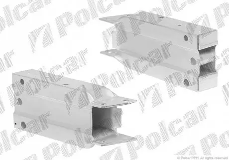 Кронштейн бампера правий Polcar 503907-8