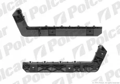 Кронштейн бампера правый Polcar 608096-6