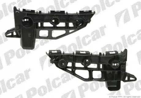 Кронштейн бампера правий Polcar 81H10714