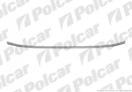 Накладка решiтки бампера Polcar 387827-7