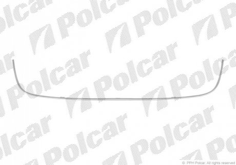 Накладка решітки бампера Polcar 951827-6