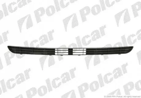 Решітка в бампер середня Polcar 130727