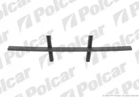 Решітка в бампер середня Polcar 201727