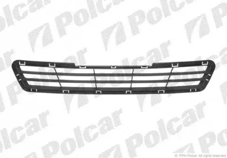 Решетка в бампер средняя Polcar 413427