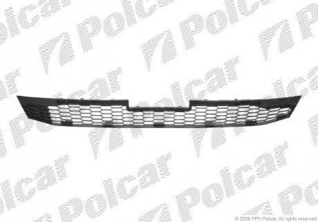 Решетка в бампер средняя Polcar 451927-5 (фото 1)