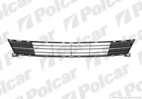Решітка в бампер середня Polcar 456127-5