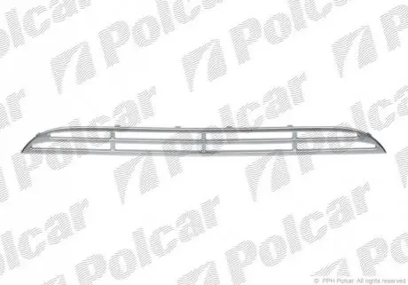 Решетка в бампер средняя Polcar 504427