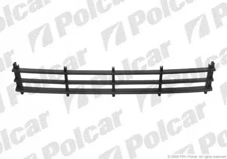 Решетка в бампер средняя Polcar 692227
