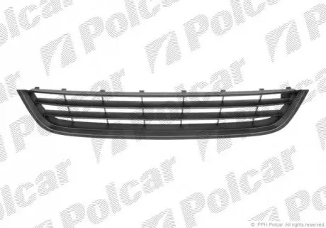 Решетка в бампер средняя Polcar 955627