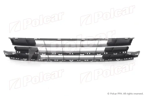 Решетка в бампер средняя Polcar 95D327-8