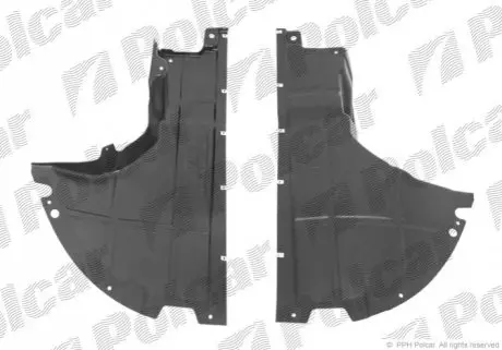 Защита под двигатель правая Polcar 5770348Q
