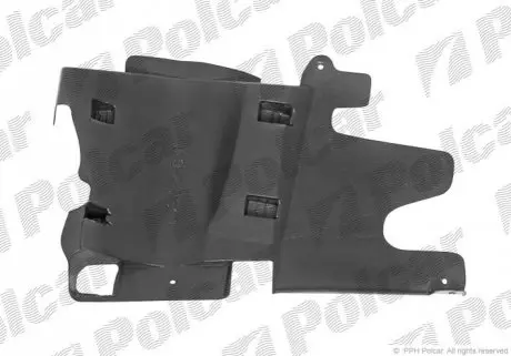 Защита под двигатель правая Polcar 603734-8