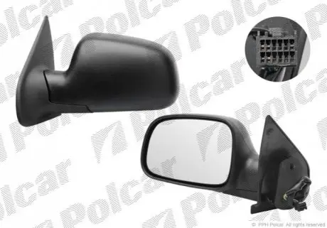 Фото зеркало наружное правый Polcar 240652-2 Зеркало наружное правый Polcar 240652-2