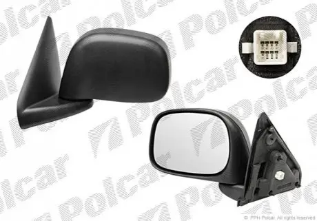 Зеркало наружное правый Polcar 317152-6