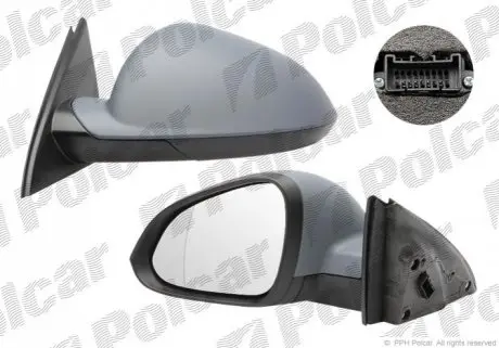Зеркало наружное правый Polcar 5520524M