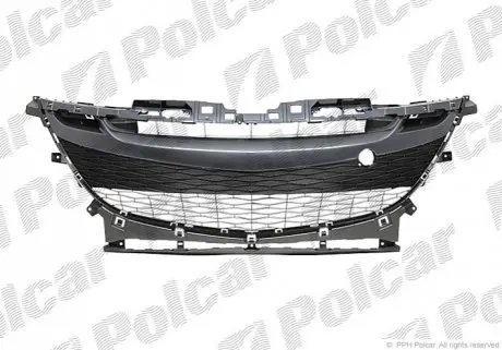 Решітка в бампер середня Polcar 454227
