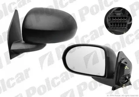 Фото зеркало наружное правый Polcar 341552 Зеркало наружное правый Polcar 341552