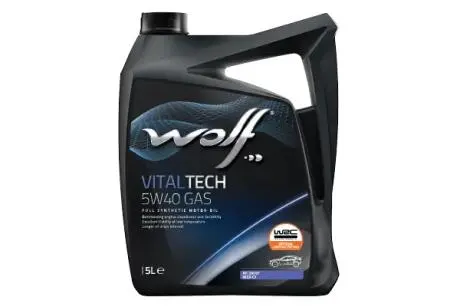Фото vitaltech 5w40 газ 5lx4 Wolf 8326097 VITALTECH 5W40 ГАЗ 5Lx4 Wolf 8326097