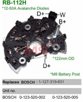 Діодний міст генератора MOBILETRON RB-112H