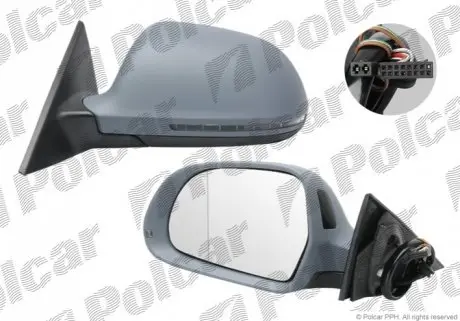 Дзеркало зовнішнє лівий Polcar 1355513M