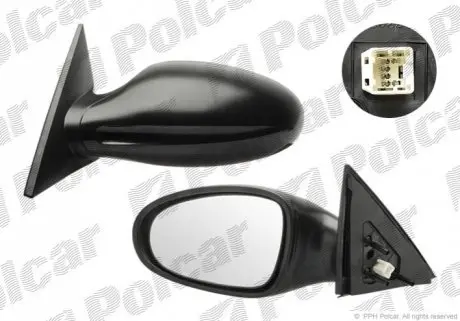 Зеркало наружное левый Polcar 275351