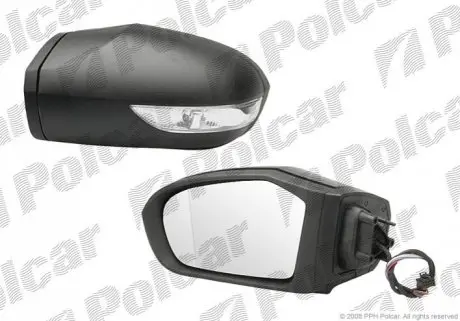 Зеркало наружное левый Polcar 5006514M