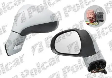 Дзеркало зовнішнє лівий Polcar 5712515M